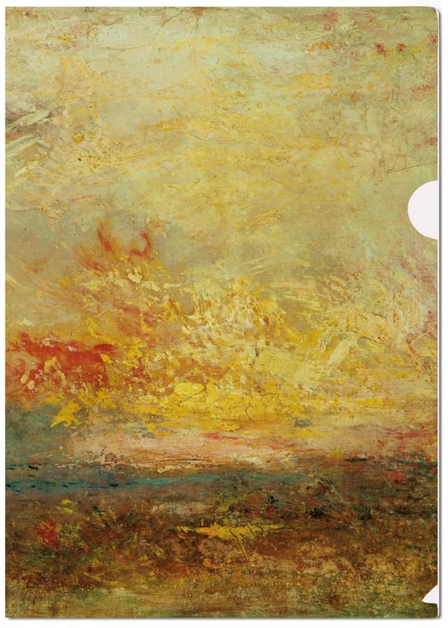 L-mapje A4 formaat: J.M.W. Turner, De Fundatie