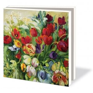 Kaartenmapje met env, vierkant: Tulips, Carla Rodenberg
