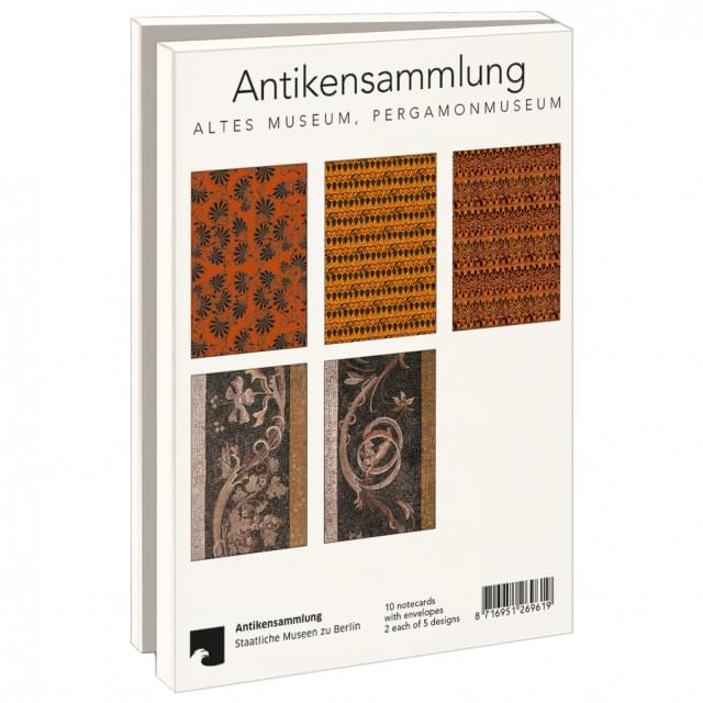 Kaartenmapje met env, groot: Antikensammlung, Altes Museum, Pergamonmuseum, SMB