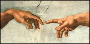 De Schepping van Adam-The Creation of Adam, Michelangelo Buonarotti