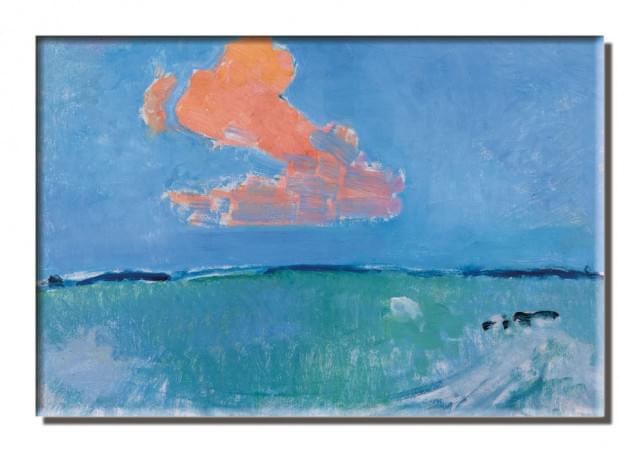 Koelkastmagneet: The Red Cloud, Piet Mondriaan