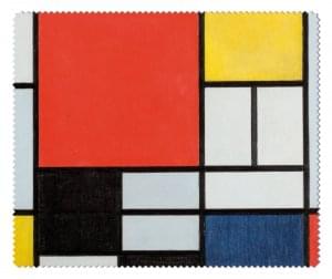 Brillendoekje: Composition with Large Red Plane, Piet Mondriaan, Kunstmuseum Den Haag