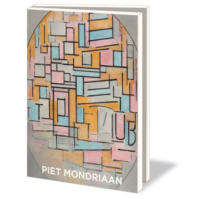 Kaartenmapje met env, groot: Development, Piet Mondriaan, Gemeente Museum Den Haag