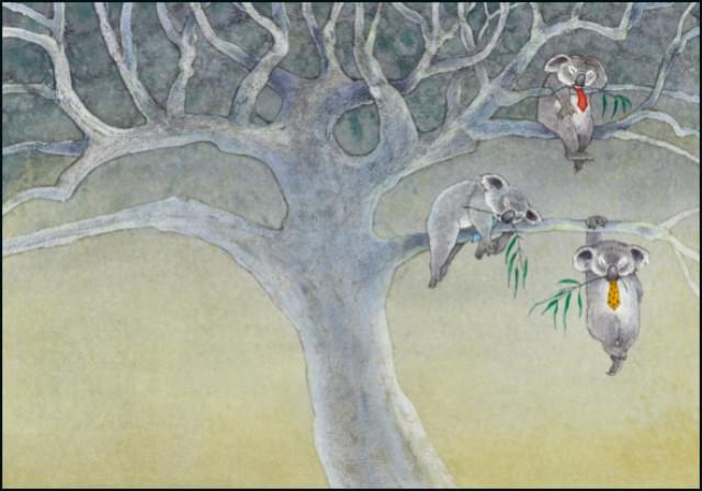 In de boom, Uit 'Opvrolijkvogeltje', Ingrid & Dieter Schubert