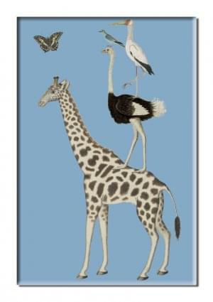 Koelkastmagneet: Giraffe, Robert Jacob Gordon, Collection Rijksmuseum Amsterdam