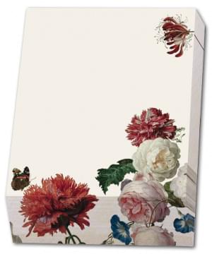 Memo blocnote: Stilleven met bloemen, Jan Davidsz. De Heem, Collection Rijksmuseum Amsterdam