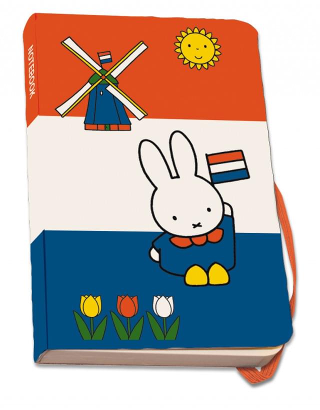 Notitieboek A6, zachte kaft: Nijntje - Miffy - Holland, Dick Bruna