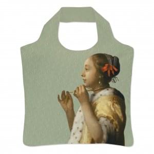 Vouwtas: Vrouw met parelsnoer, Johannes Vermeer, SMB