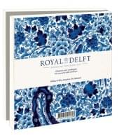 Kaartenmapje met env, vierkant: Royal Delft, Koninklijke Porceleyne Fles