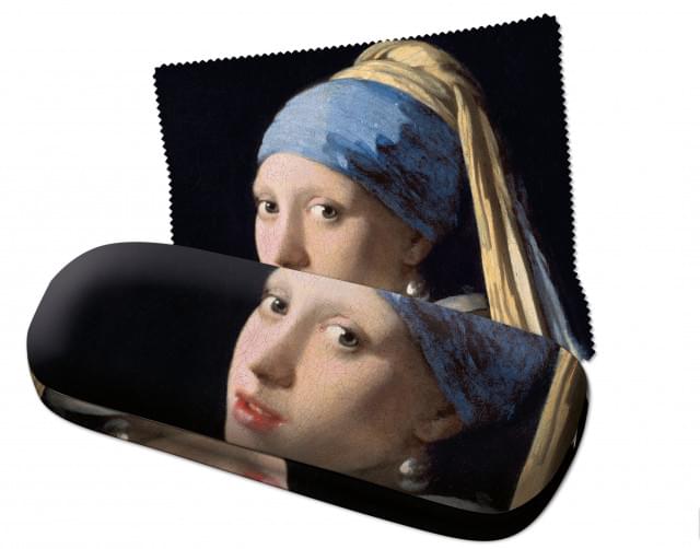 Brillenkoker incl. brillendoekje: Meisje met de parel, Johannes Vermeer, Mauritshuis
