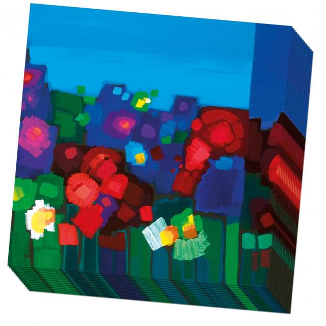 Servetten: Eleven Flowers, Ton Schulten