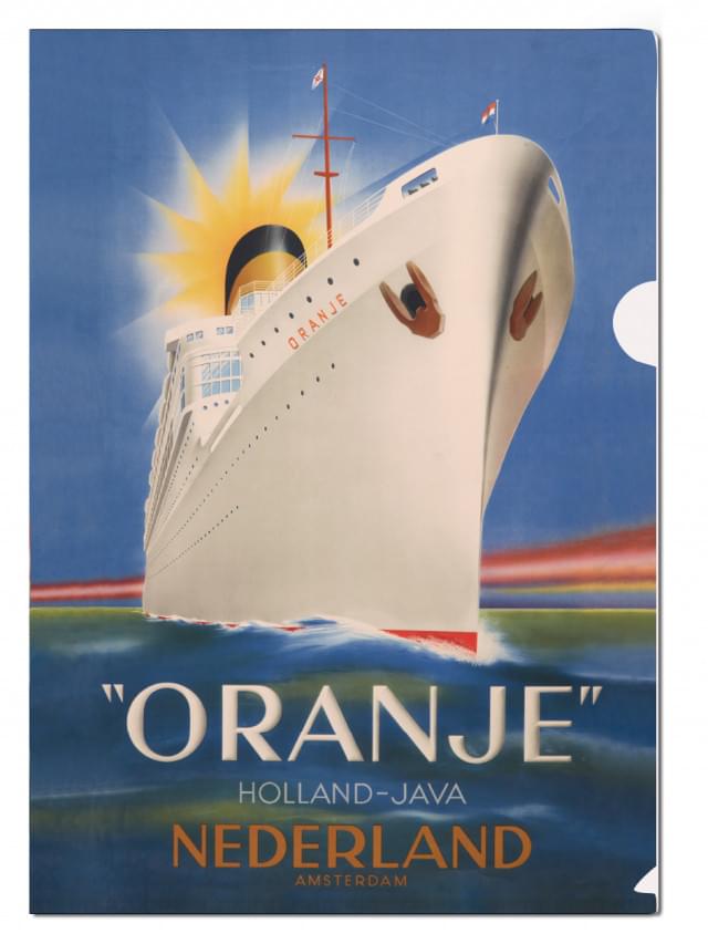 L-mapje A4 formaat: Het passagiersschip 'Oranje', Het Scheepvaartmuseum
