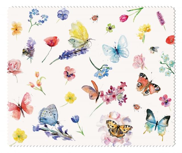 Brillendoekje: Vlinders & bloemen, Michelle Dujardin