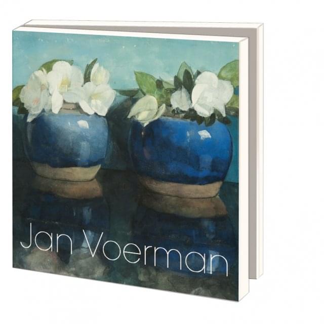 Kaartenmapje met env, vierkant: Flowers, Jan Voerman, Museum de Fundatie