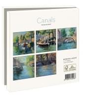 Kaartenmapje met env, vierkant: Canals, Piet van de Hoef