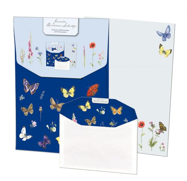 Briefpapier met enveloppen: Vlinders, Janneke Brinkman