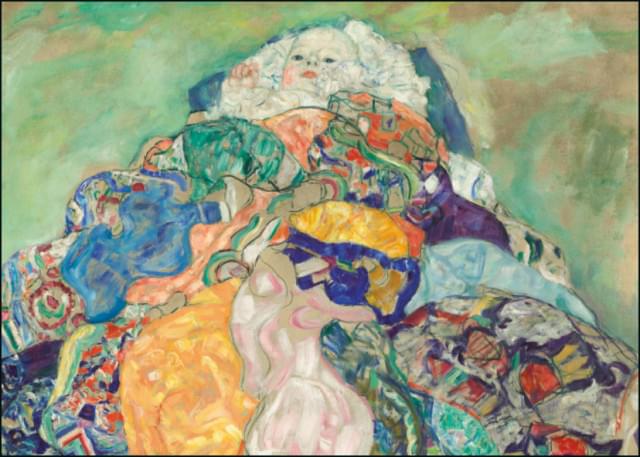 Baby (wieg), Gustav Klimt