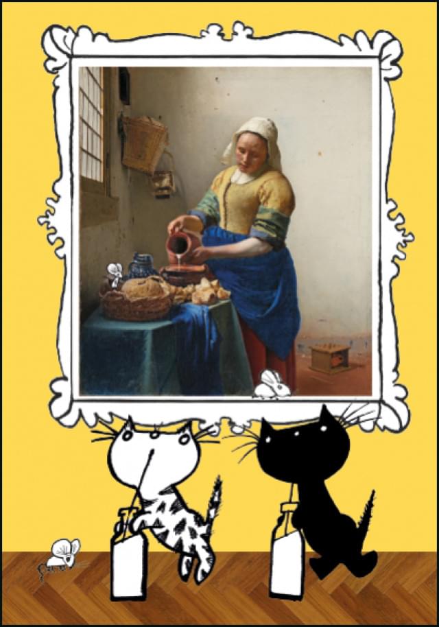 Het melkmeisje (uit Pim & Pom in het Rijksmuseum), Fiep Westendorp, Rijksmuseum Amsterdam