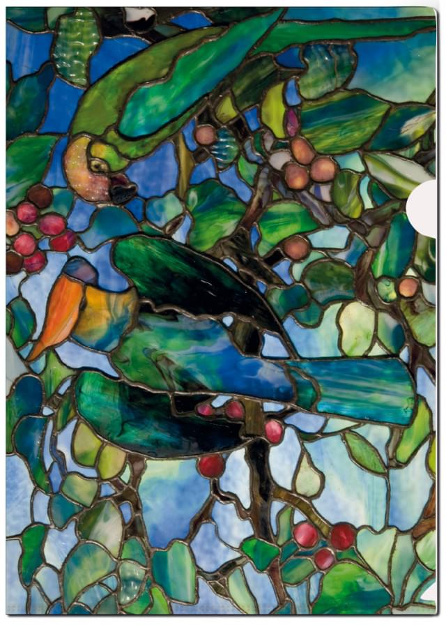 L-mapje A4 formaat: Parrots transom, Louis Comfort Tiffany, Morse Museum