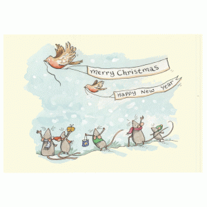 Merry Christmas Card by Anita Jeram