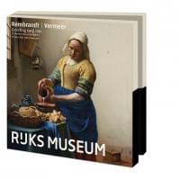 Kaartenmapje met env, vierkant: Rembrandt / Vermeer, Collection Rijksmuseum Amsterdam