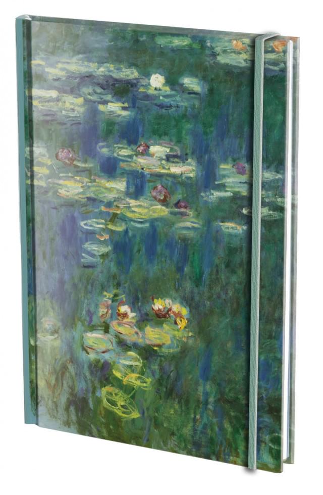 Adresboek A6: Groene weerspiegeling, Claude Monet