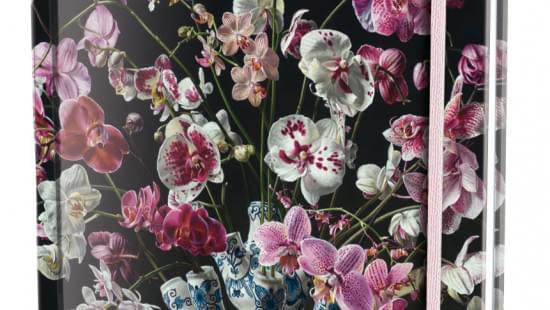 Adresboek A6: Bloemstilleven met orchideeën, Roman en Henriëtte Reisinger