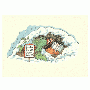 Santa Please Stop Here Card by Anita Jeram