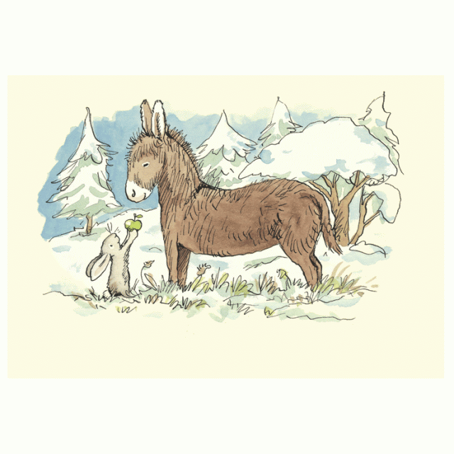 Happy Christmas Card by Anita Jeram