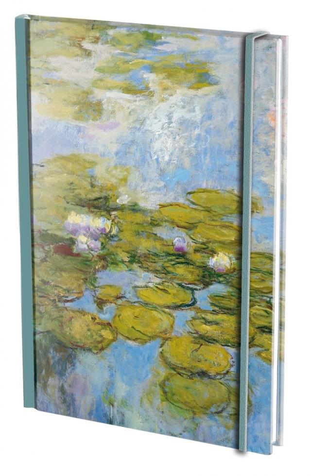 Notitieboek A5, harde kaft: Waterlelies, Claude Monet