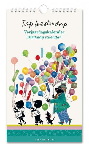 Verjaardagskalender: Jip en Janneke met ballonnen, Fiep Westendorp