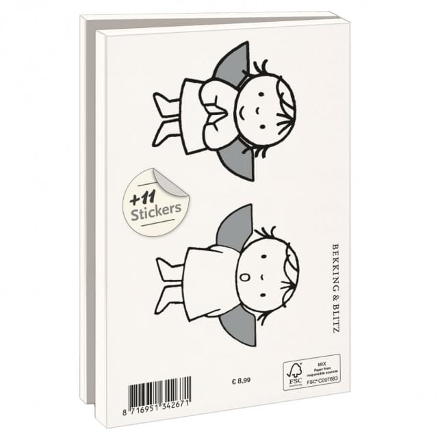 Kaartenmapje met env, klein: Engelen, Dick Bruna