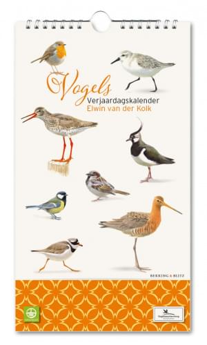 Verjaardagskalender: Vogels, Elwin van der Kolk, Vogelbescherming  - Natuurpunt