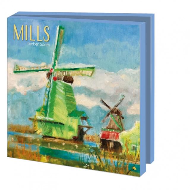 Kaartenmapje met env, vierkant: Mills, Berber Boom