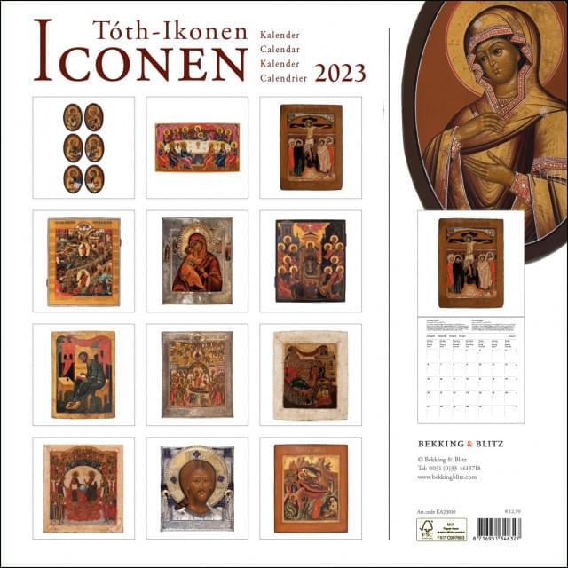 Iconen maandkalender 2023