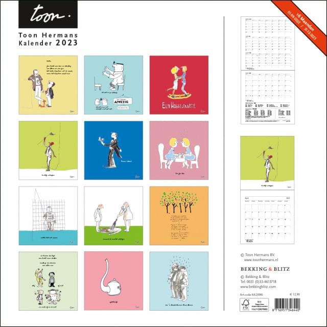 Toon Hermans maandkalender 2023