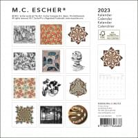 M.C. Escher mini maandkalender 2023