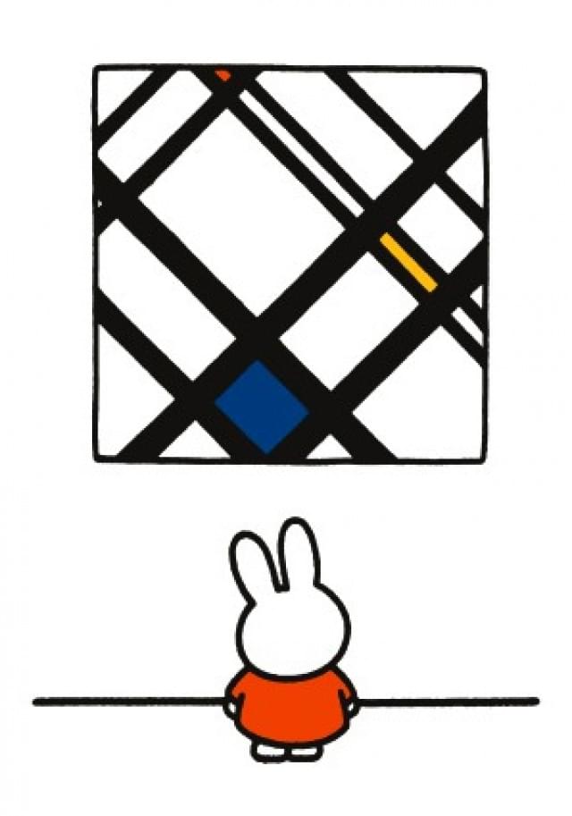 Nijntje - Miffy en Mondriaan/ST, Dick Bruna