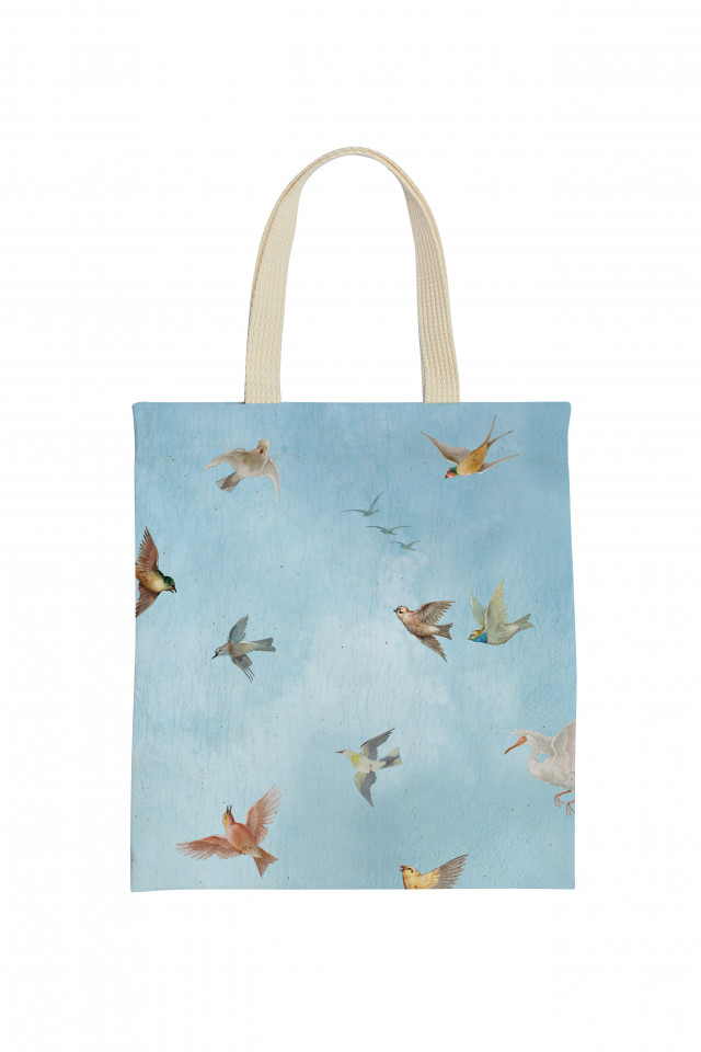 Tote bag: Plafondschildering 'De hemel met vogels', Kasteel Amerongen