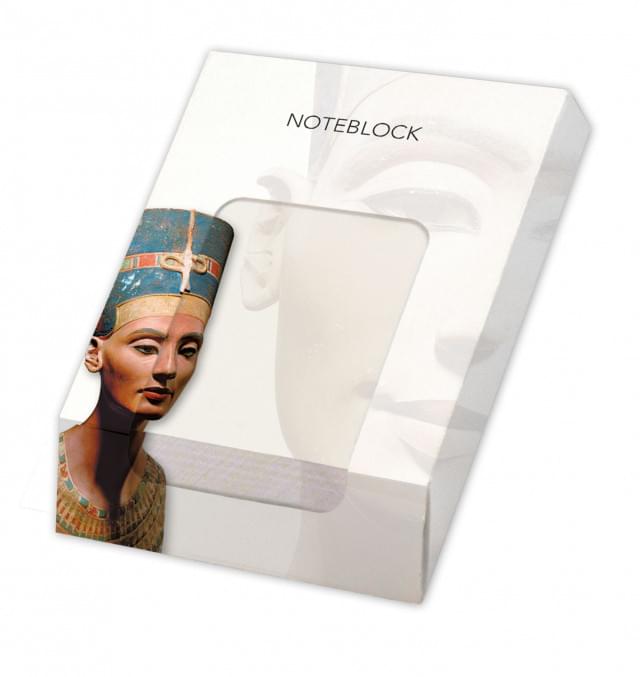 Memo blocnote: Bust of queen Nefertiti, SMB