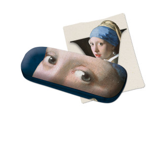 Brillenkoker incl. brillendoekje: Meisje met de parel - Girl with the Pearl Earring, Vermeer