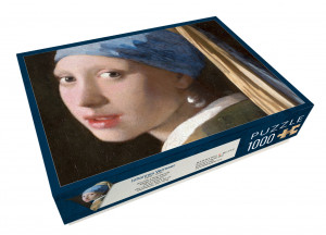 Puzzel (1.000 stukjes): Meisje met de parel - Girl with the Pearl Earring, Vermeer, Mauritshuis