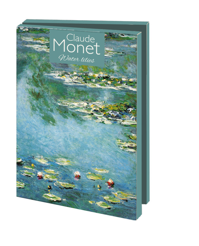 Kaartenmapje met env, klein: Water lilies, Claude Monet