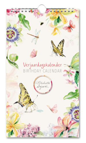 Verjaardagskalender: Butterfly Blossoms, Michelle Dujardin