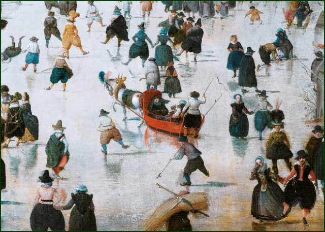 Winterlandschap met IJsvermaak, Hendrick Avercamp, Rijksmuseum Amsterdam