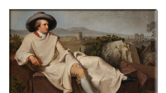 Koelkastmagneet: Goethe in der römischen Campagna, J.H.W. Tischbein, Städel Museum