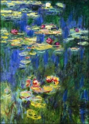 Green reflection, Claude Monet