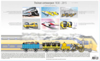 6 posters: Treinen ontwerpen 1830 - 2015, Niels Greif