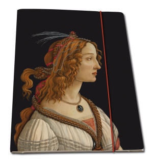 Portfoliomap A4: Weibliches Idealbildnis, Sandro Botticelli, Städel Museum