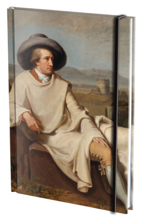 Notitieboek A5, harde kaft: Goethe in der römischen Campagna, J.H.W. Tischbein, Städel Museum
